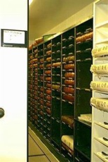 Docket book high density shelving and filing systems